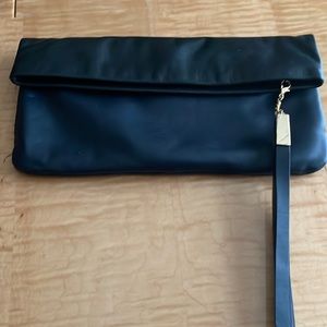 COPY - B Brian Atwood black/navy clutch